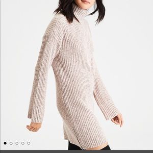 Large turtleneck sweater dress large
